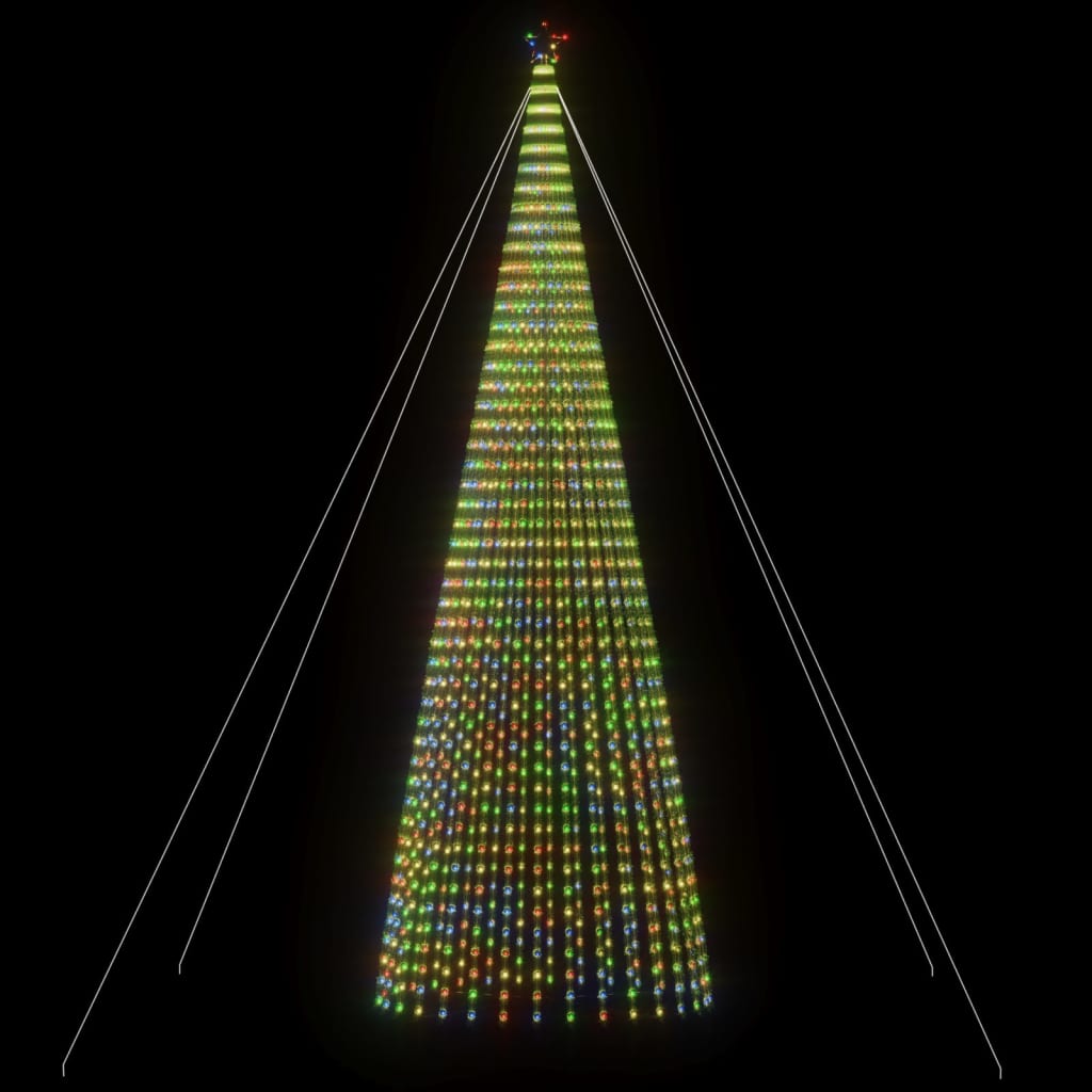 LED Kalėdų eglutė 1544 LED Spalvingi 500 cm