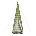 LED Kalėdų eglutė 1544 LED Spalvingi 500 cm