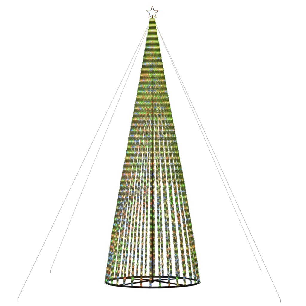 LED Kalėdų eglutė 1544 LED Spalvingi 500 cm