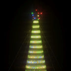 LED Kalėdų eglutė 1544 LED Spalvingi 500 cm