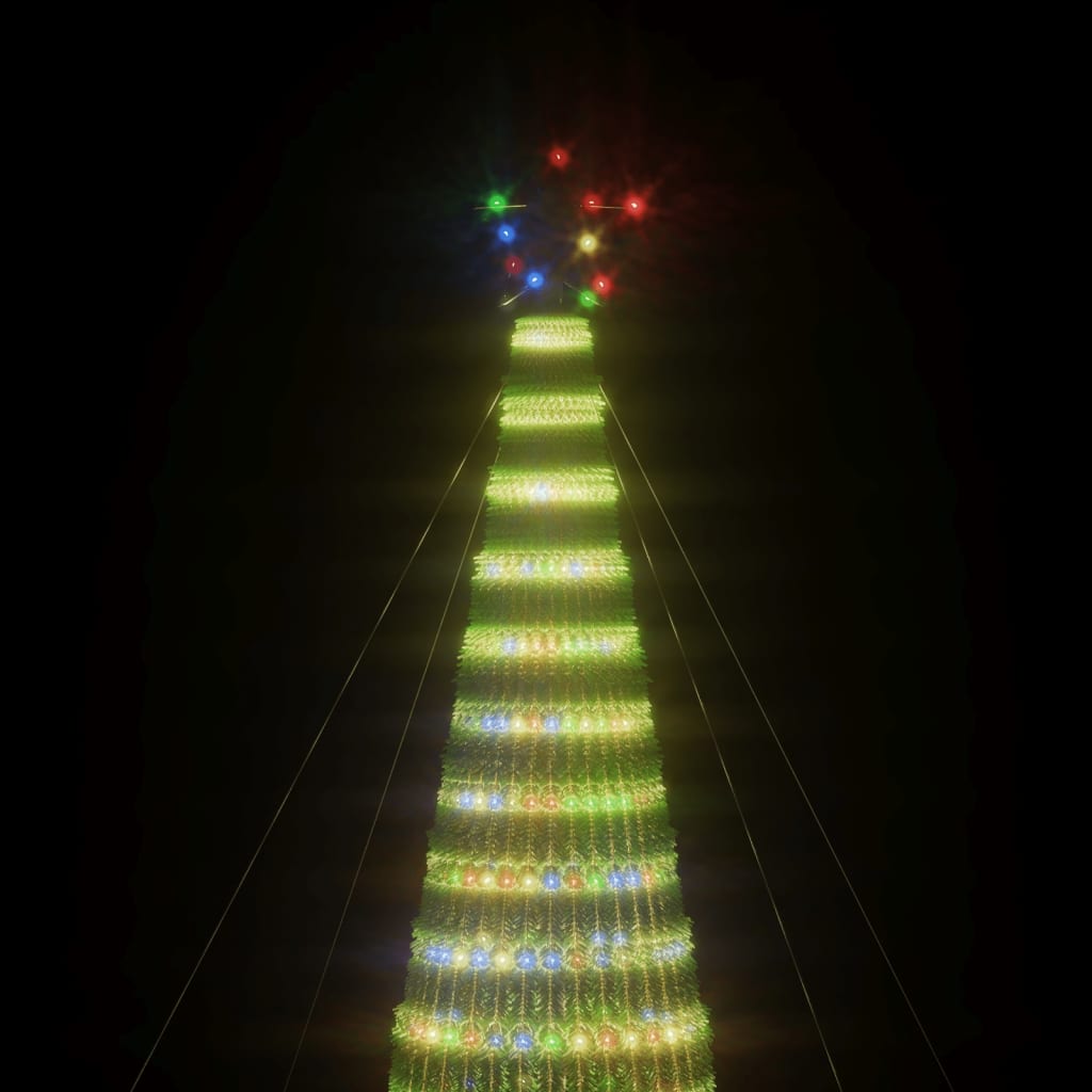 LED Kalėdų eglutė 1544 LED Spalvingi 500 cm