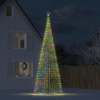 LED Kalėdų eglutė 1544 LED Spalvingi 500 cm