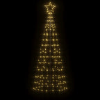 LED Kalėdų eglutė su smaigaliais 220 LED Šiltai balta 180 cm