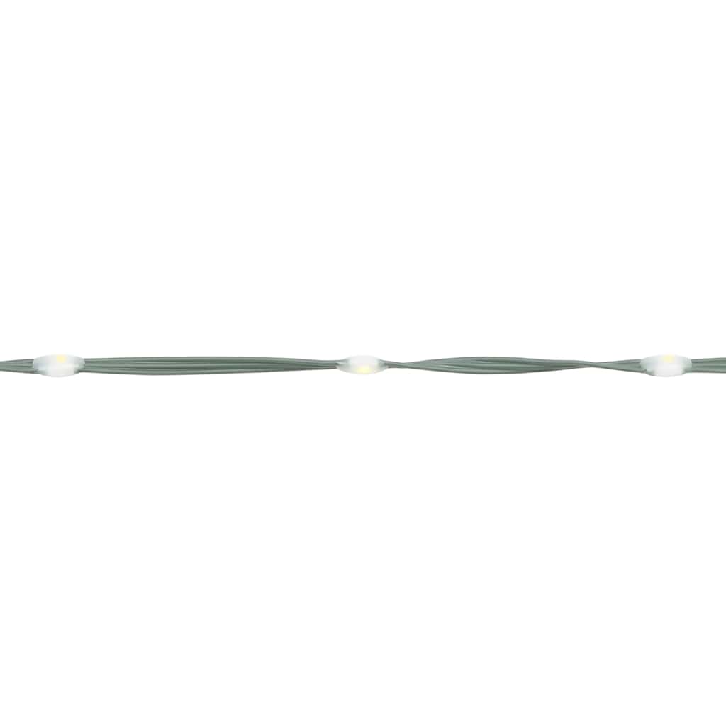 LED Kalėdų eglutė su smaigaliais 220 LED Šalta Balta 180 cm
