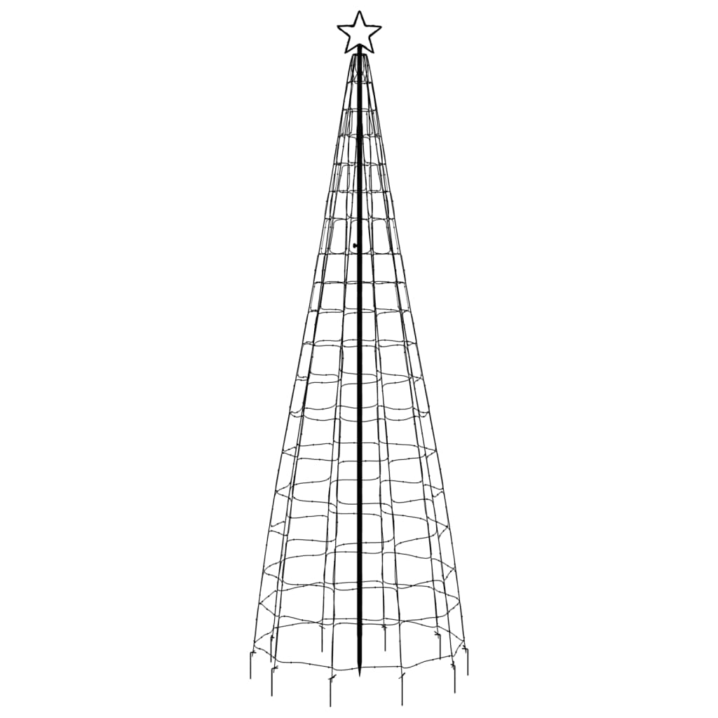 LED Kalėdų eglutė su smaigaliais 570 LED Šiltai balta 300 cm