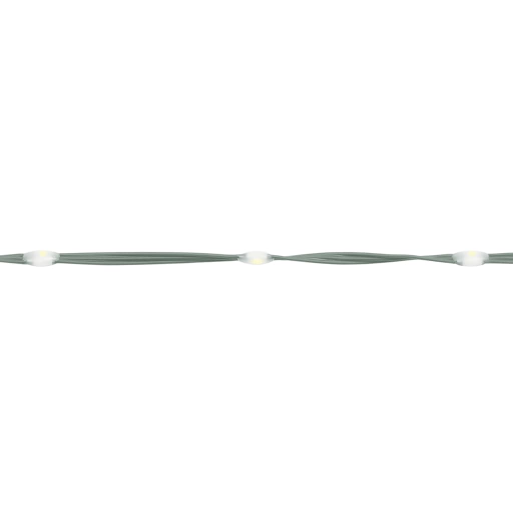 LED Kalėdų eglutė su smaigaliais 570 LED šalta balta 300 cm