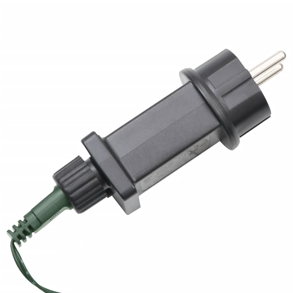 vidaXL LED Kalėdų eglutė su smaigaliais 570 LED Mėlyna 300 cm