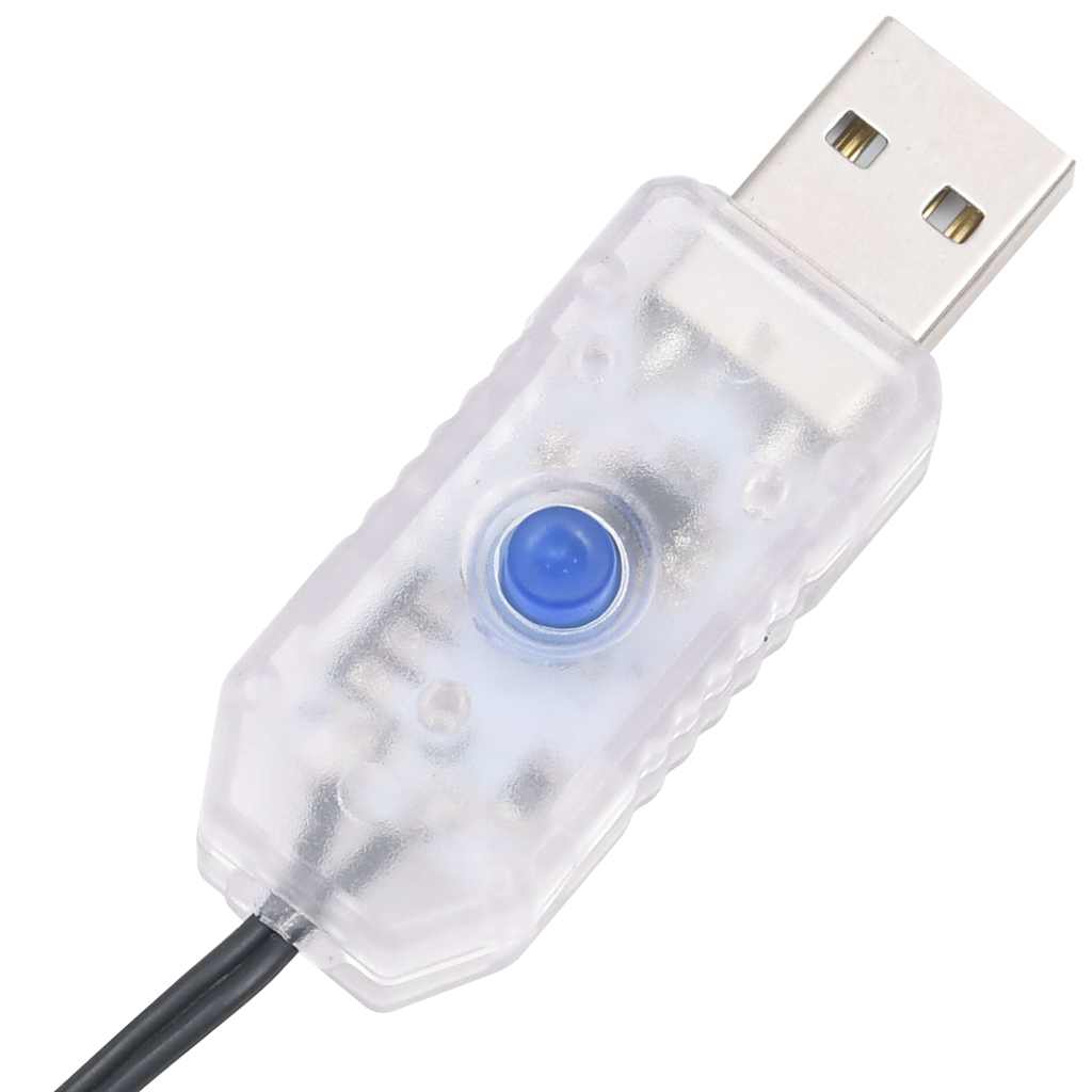 LED Kalėdų eglutė ant vėliavos stiebo 200 LED Mėlyna 180 cm