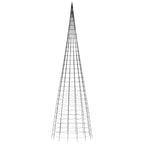 LED Kalėdų eglutė ant vėliavos stiebo 3000 LED Spalvingi 800 cm