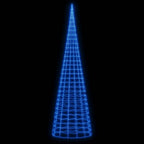 LED Kalėdų eglutė ant vėliavos stiebo 3000 LED Mėlyna 800 cm
