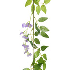 Kalėdinės gėlių girliandos, 6vnt., violetinės spalvos, 200cm