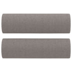 Dvivietė sofa su pagalvėlėmis, taupe spalvos, 140cm, audinys