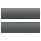 Dvivietė sofa su pagalvėlėmis, tamsiai pilka, 120cm, audinys