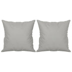 Trivietė sofa su pagalvėmis, pilka, 180cm, mikropluošto audinys