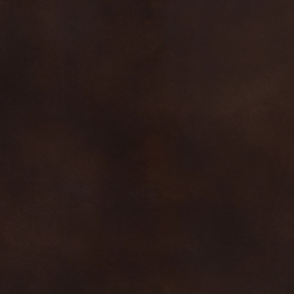 Krėslas, tamsiai rudos spalvos, tikra oda