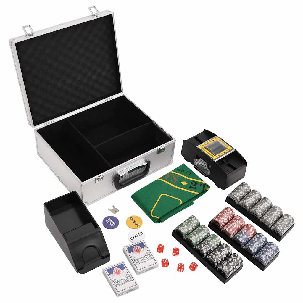 Pokerio žetonų rinkinys, 300vnt., 11,5g