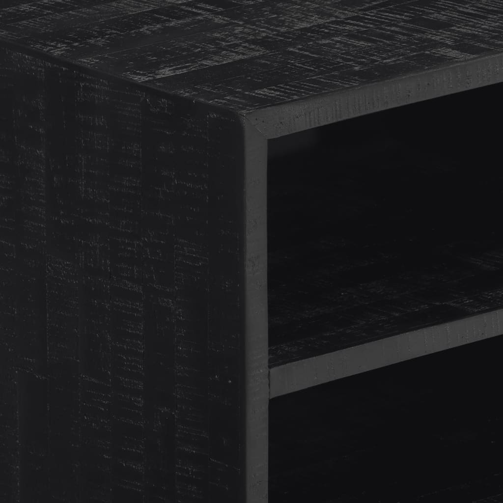 TV spintelė, 112x31x45cm, perdirbtos tikmedžio medienos masyvas