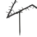 Kalėdinė šviečianti dekoracija žvaigždė, 80LED, 60cm
