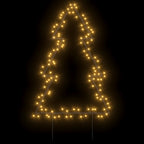 Kalėdinė šviečianti dekoracija eglutė su smaigais, 115LED, 90cm