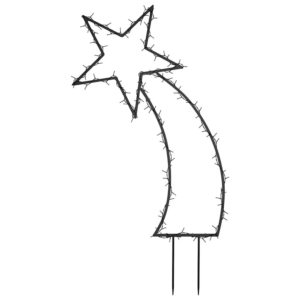 vidaXL Kalėdinė šviečianti dekoracija meteoras, 115LED, 89cm