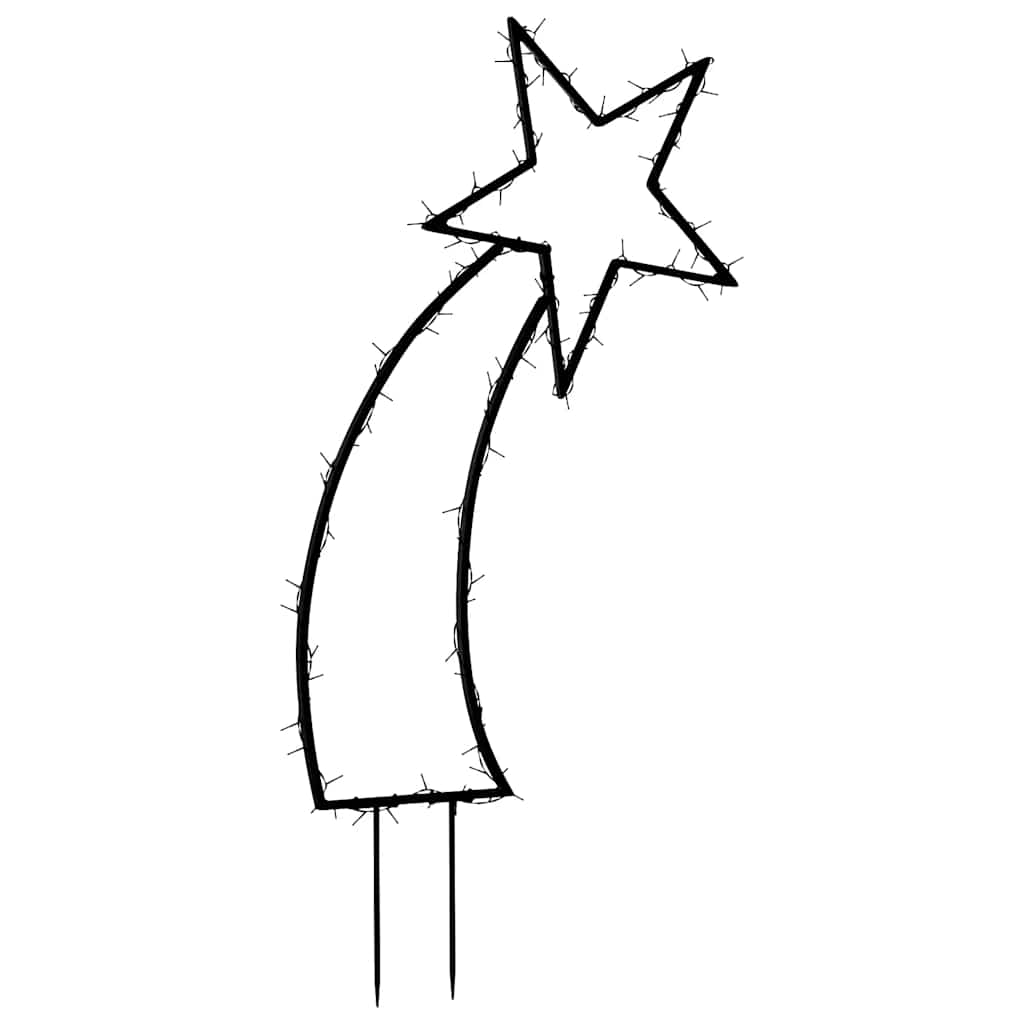 vidaXL Kalėdinė šviečianti dekoracija meteoras, 115LED, 89cm