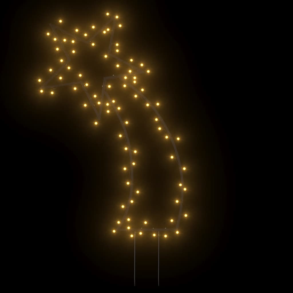 Kalėdinė šviečianti dekoracija meteoras, 80 LED, 62 cm