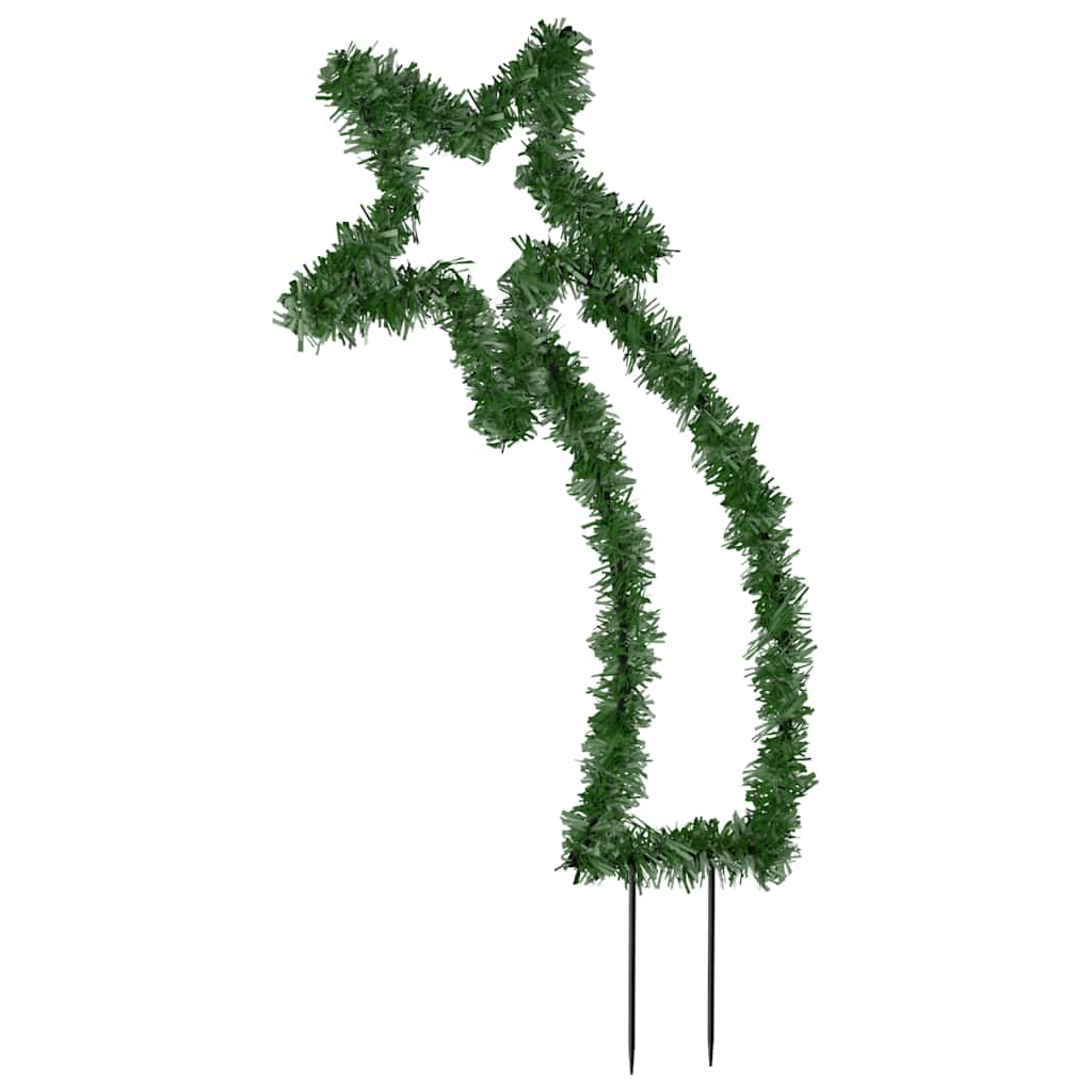 vidaXL Kalėdinė šviečianti dekoracija meteoras, 80 LED, 62 cm