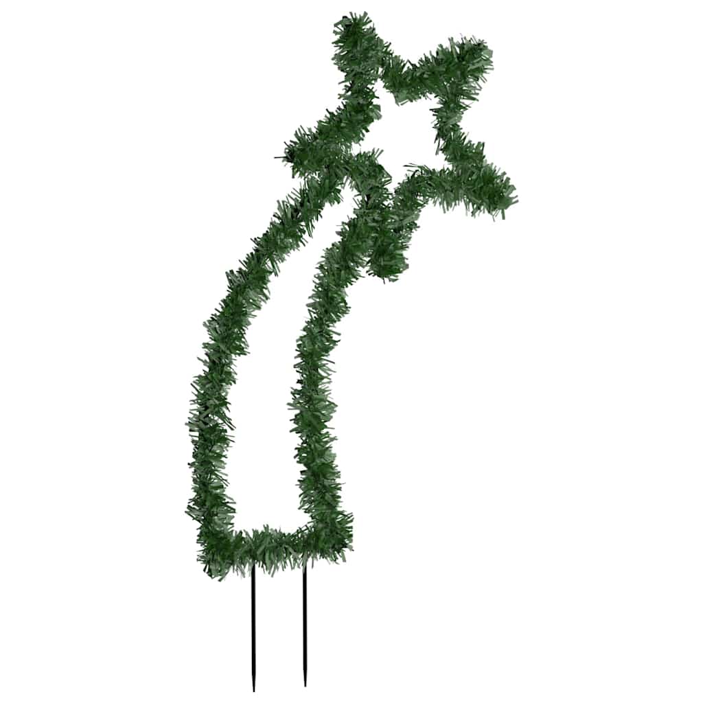 vidaXL Kalėdinė šviečianti dekoracija meteoras, 80 LED, 62 cm