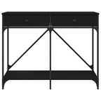 Konsolinis staliukas, juodas, 100x39x78,5cm, apdirbta mediena