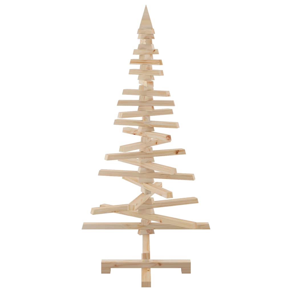 Medinė Kalėdų eglutė, 120cm, pušies medienos masyvas