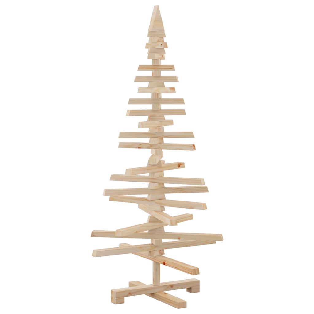 Medinė Kalėdų eglutė, 120cm, pušies medienos masyvas