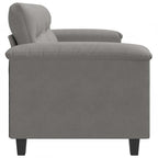 Dvivietė sofa, tamsiai pilka, 140cm, mikropluošto audinys