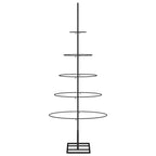 Metalinė Kalėdų eglutė, juodos spalvos, 125cm