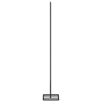 Metalinė Kalėdų eglutė, juodos spalvos, 60 cm