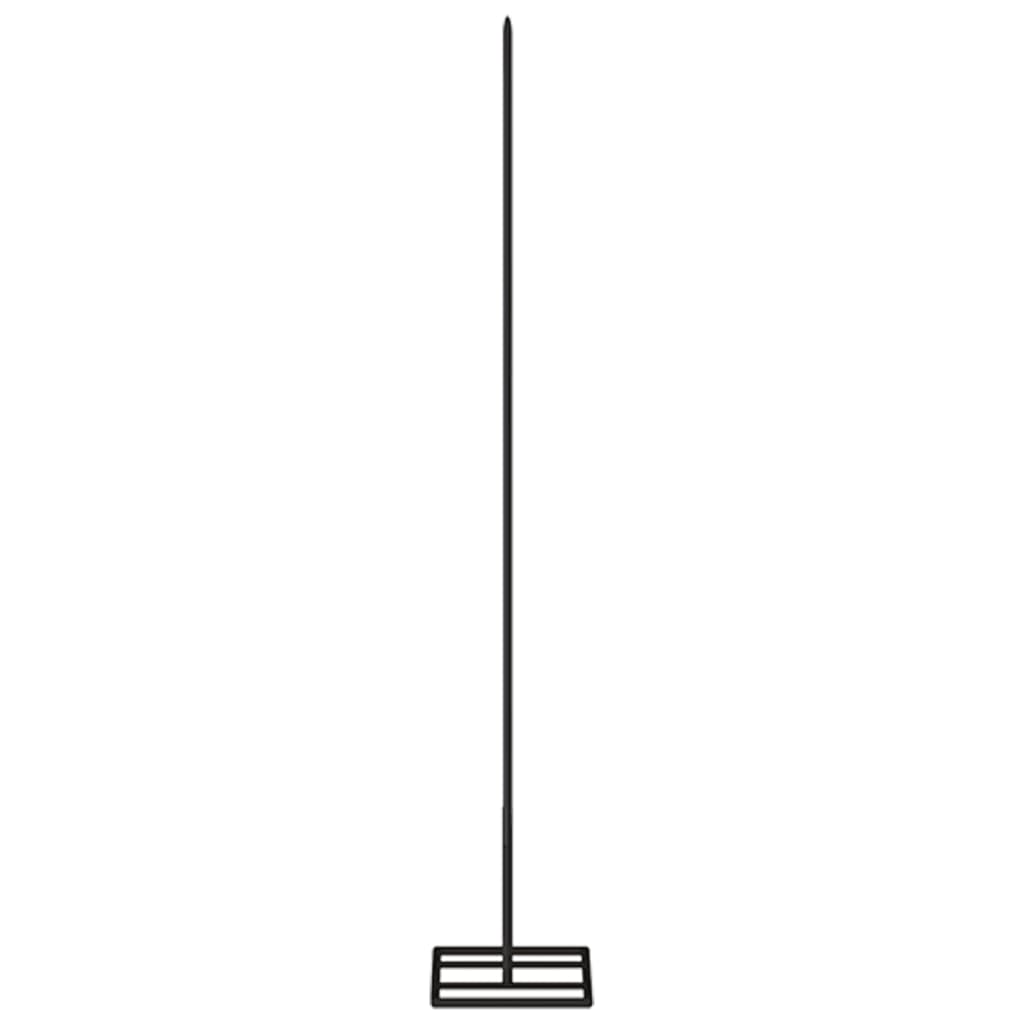 Metalinė Kalėdų eglutė, juodos spalvos, 60 cm