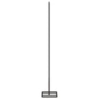 Metalinė Kalėdų eglutė, juodos spalvos, 90 cm