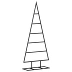 Metalinė Kalėdų eglutė, juodos spalvos, 90 cm