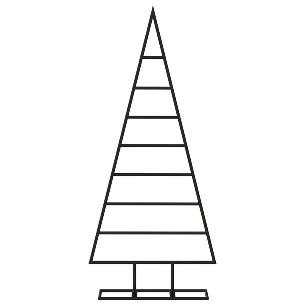vidaXL Metalinė Kalėdų eglutė, juodos spalvos, 125cm