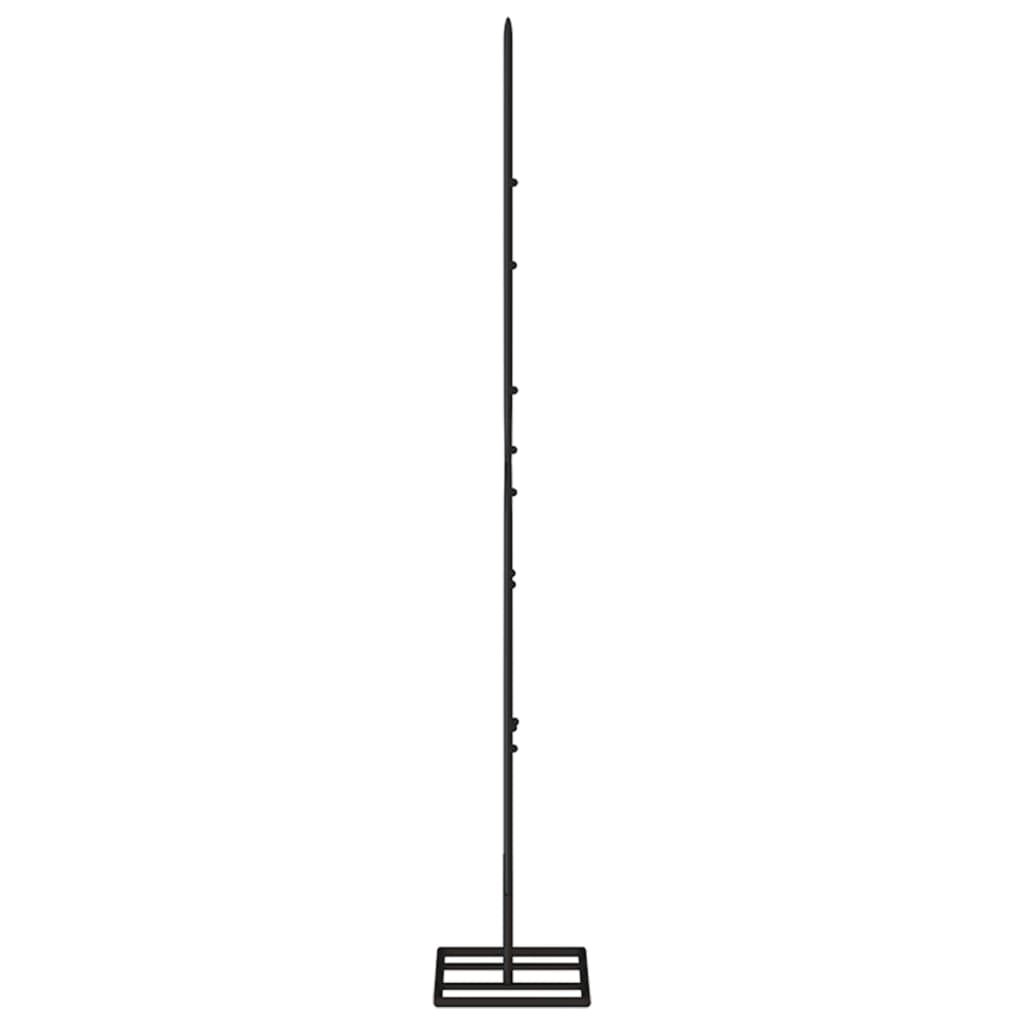 Metalinė Kalėdų eglutė, juodos spalvos, 90 cm