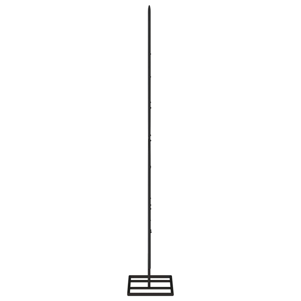 Metalinė Kalėdų eglutė, juodos spalvos, 125cm