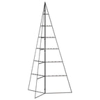 Metalinė Kalėdų eglutė, juodos spalvos, 140 cm