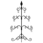 Metalinė Kalėdų eglutė, juodos spalvos, 90 cm