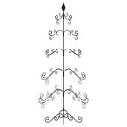 Metalinė Kalėdų eglutė, juodos spalvos, 150 cm