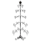 Metalinė Kalėdų eglutė, juodos spalvos, 150 cm
