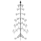 Metalinė Kalėdų eglutė, juodos spalvos, 180 cm