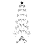 Metalinė Kalėdų eglutė, juodos spalvos, 180 cm