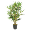 Dirbtinis bambukas, žalios spalvos, 80cm, 368 lapai