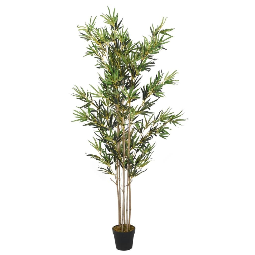 Dirbtinis bambukas, žalios spalvos, 80cm, 368 lapai
