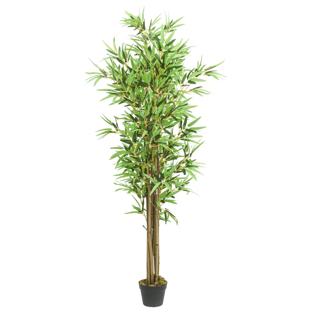 Dirbtinis bambukas, žalios spalvos, 80cm, 368 lapai