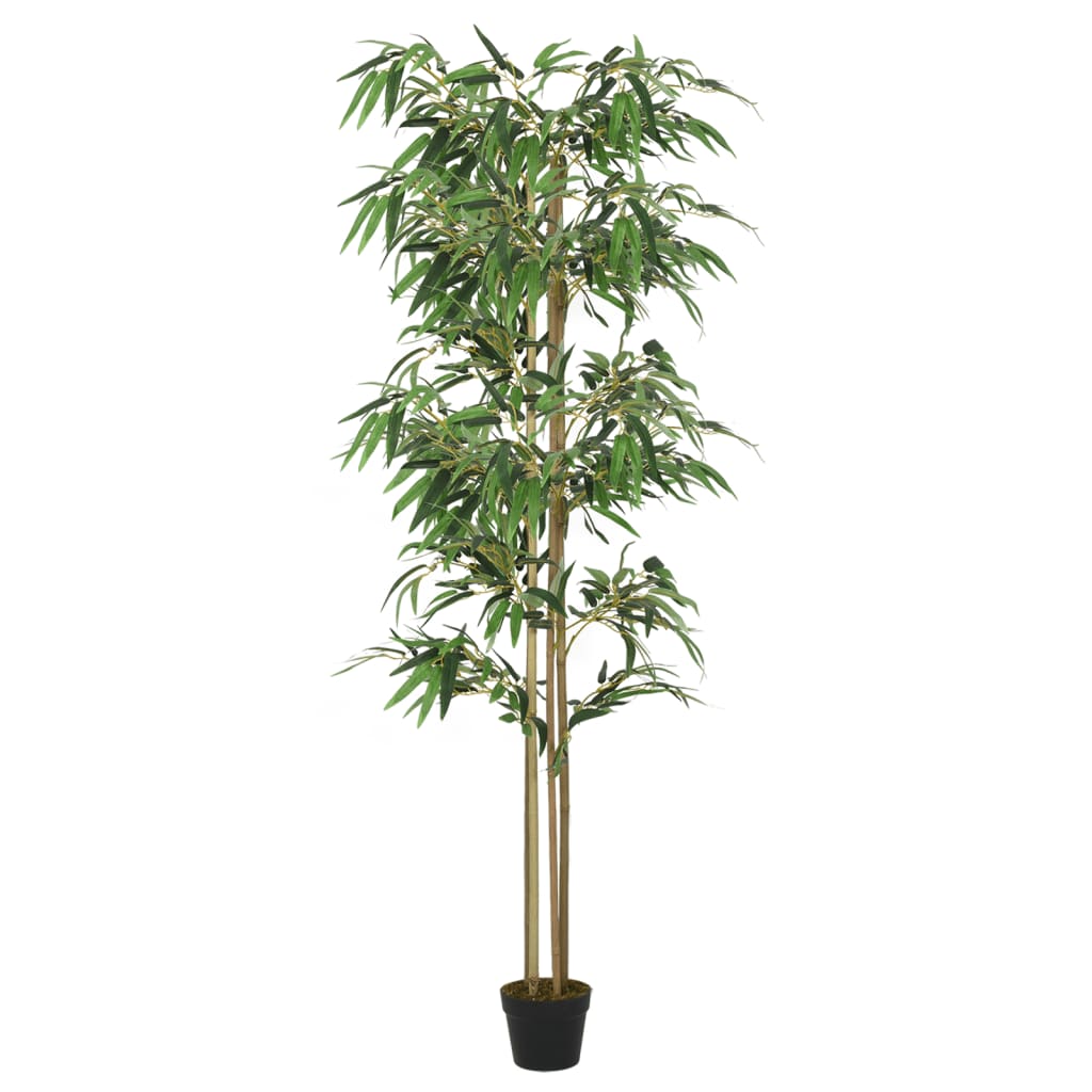 Dirbtinis bambukas, žalios spalvos, 80cm, 380 lapai
